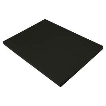 Prang Construction Paper - Multipurpose - 24Width x 18Length - 50 / Pack  - Black - Groundwood - R&A Office Supplies