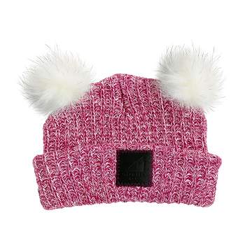 Arctic Gear Infant Cotton Cuff Hat with Double Poms
