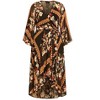 Women's Plus Size Falling Floral Maxi Dress - black | CITY CHIC - image 4 of 4