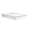 Nexera Full Valere Platform Bed White: Modern Unupholstered, No Box Spring Needed - 2 of 4