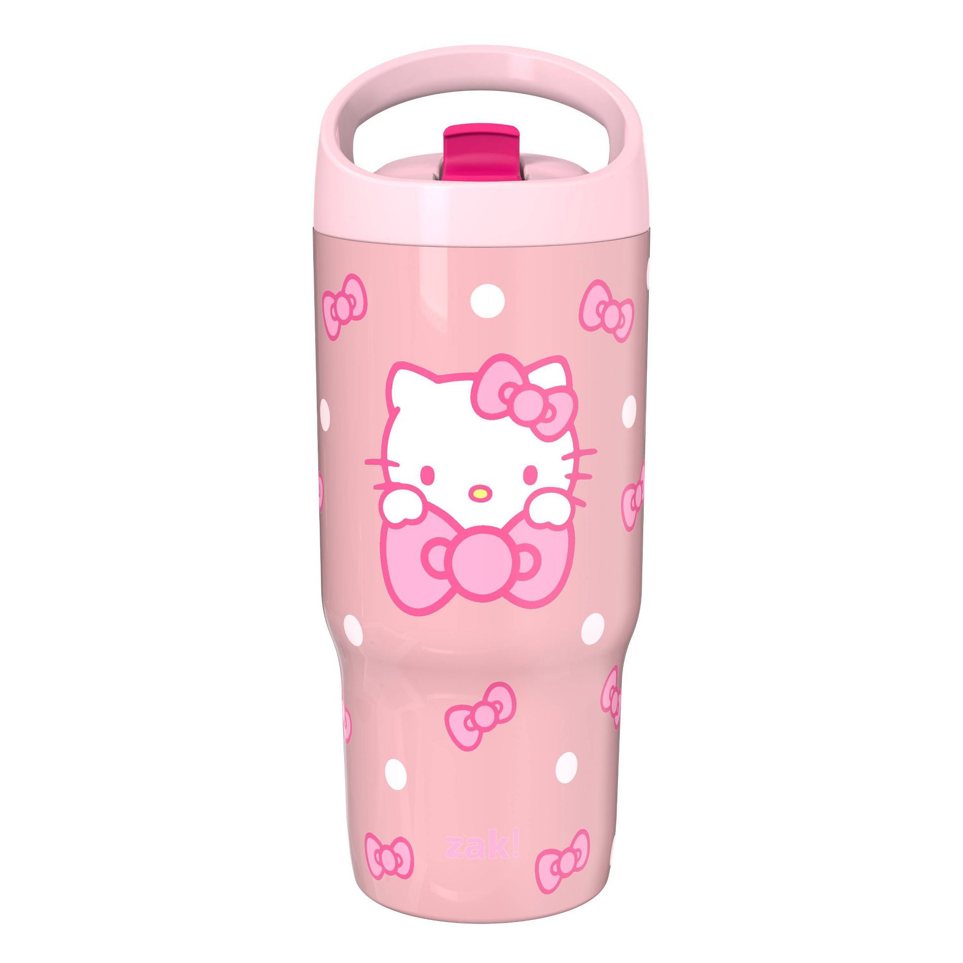 Zak Designs Hello Kitty 20oz Stainless Steel Double Wall Vacuum Sutton Clutch Siply Tumbler