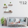 DSVIMOY Planter Stands and Holders Planter Stands Shelf with Invisible Brackets for Home Storage, Beige, 27"*5"*4" - 2 of 4