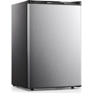 ZAFRO Small Mini Freezer, 3.0 Cu.Ft Upright Freezer, Compact Standing Deep Freezer with Adjustable Thermostat, Removable Shelves , Silver - 1 of 4