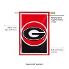 Evergreen Flag, DS New Burlap, Reg, University of Georgia - 3 of 4