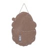Transpac Wood 9.45 in. Multicolor Christmas Santa Wall - 3 of 3