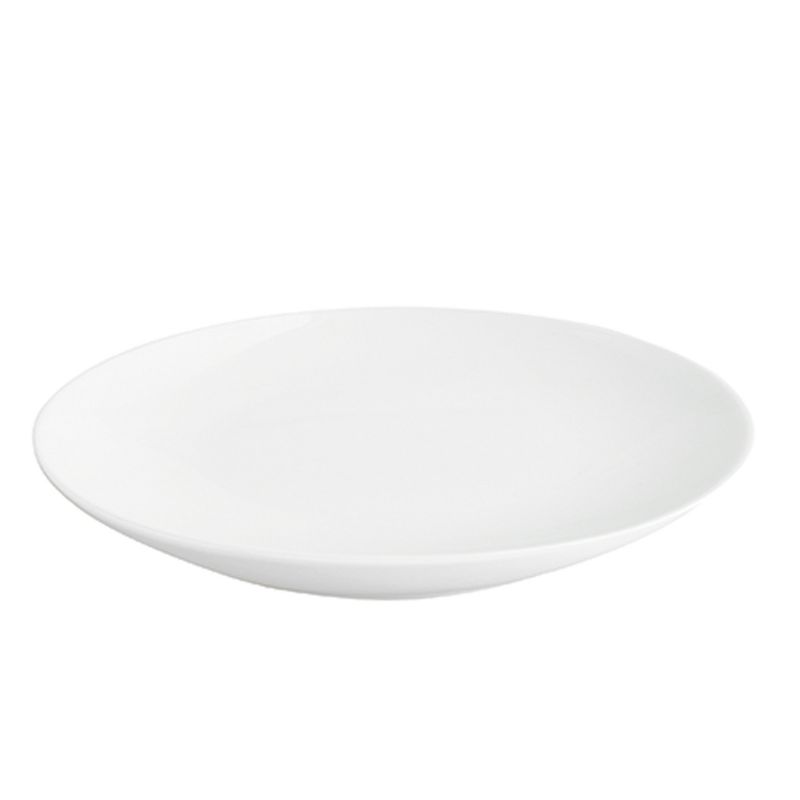 Gibson Our Table Simply White Porcelain 7.5 Inch Caterer Salad Plates Set of 6, 2 of 5