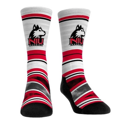 NCAA Northern Illinois Huskies Adult Long Distance Crew Socks - L/XL