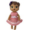 Doll Clothes Superstore Peach Dress Fits 12 Inch Baby Alive And Little Baby Dolls - 3 of 4
