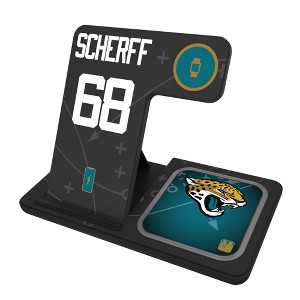 NFL Jacksonville Jaguars Players Game Tactic 15-Watt 3 in 1 Charging Station - 1 of 4