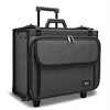 Solo New York Morgan Recycled Rolling Catalogue Briefcase - Black/Gray - 2 of 4