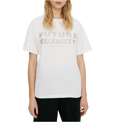 Elevenparis Womens Future Celebrity Graphic T-Shirt