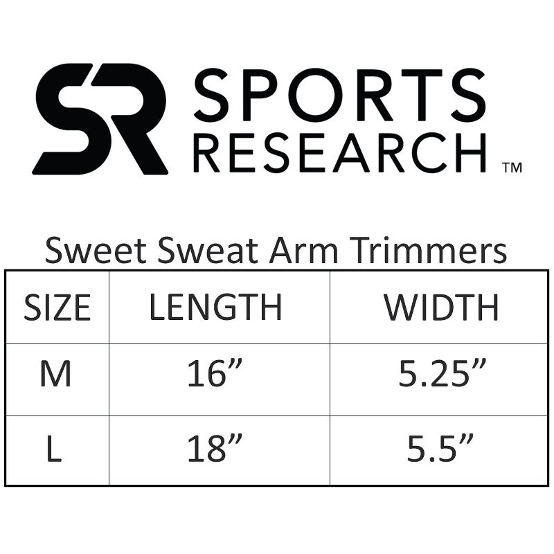 Sports Research Sweet Sweat Arm Trimmers, 2 of 3