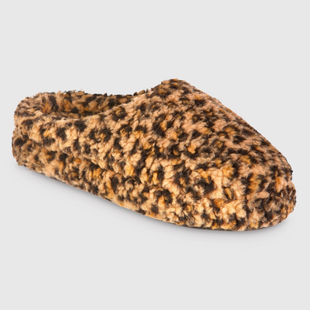 Isotoner Women's Fiona Hoodback Slippers - Brown/Black L