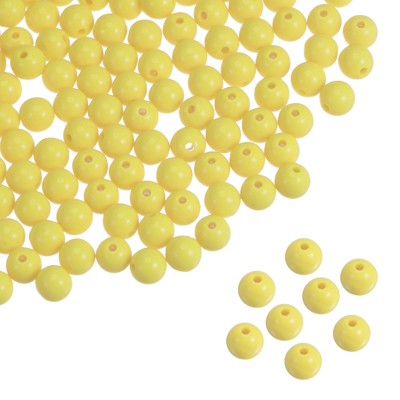 Unique Bargains Loose Craft DIY Earring Necklace Making Acrylic Round Beads 1700 Pcs