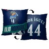 18"x18" MLB Seattle Mariners 23 Julio Rodriguez Player Printed Throw Decorative Pillow - 3 of 4