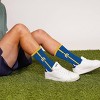 MLB Seattle Mariners Adult Crew Socks: Cushioned Heel & Toe, Knit Midweight Fabric - 3 of 3