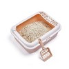 LunaLulinlk Cat litter box set - small litter box with lid, litter mat, scoop and bowl - 4 of 4