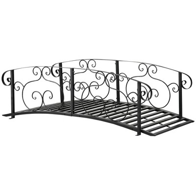 Gulches Garden Bridges: Elegant Metal & Wood Footbridges with Safety Siderails