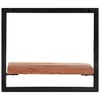vidaXL Wall Shelves 2 pcs 15.7 in.x9.4 in.x13.8 in. Solid Wood Acacia and Steel - 3 of 4