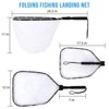 Aluminum Foldable Silicone Scoop Net, Lightweight, Portable, Compact, Collapsible, Outdoor Fishing Net - 3 of 4