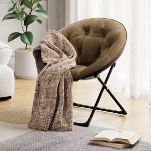 Acekool Faux Fur Lounge Chair - 1 of 4