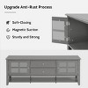 59" Modern TV Stand for 60 Inch TV, Multifunctional Media Console with Drawers and Cabinets for Living Room-3irtyhousy - 3 of 4
