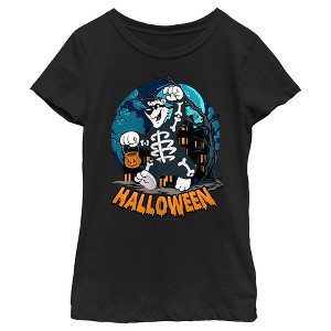Girl's ICEE Bear Halloween Scare T-Shirt - 1 of 4