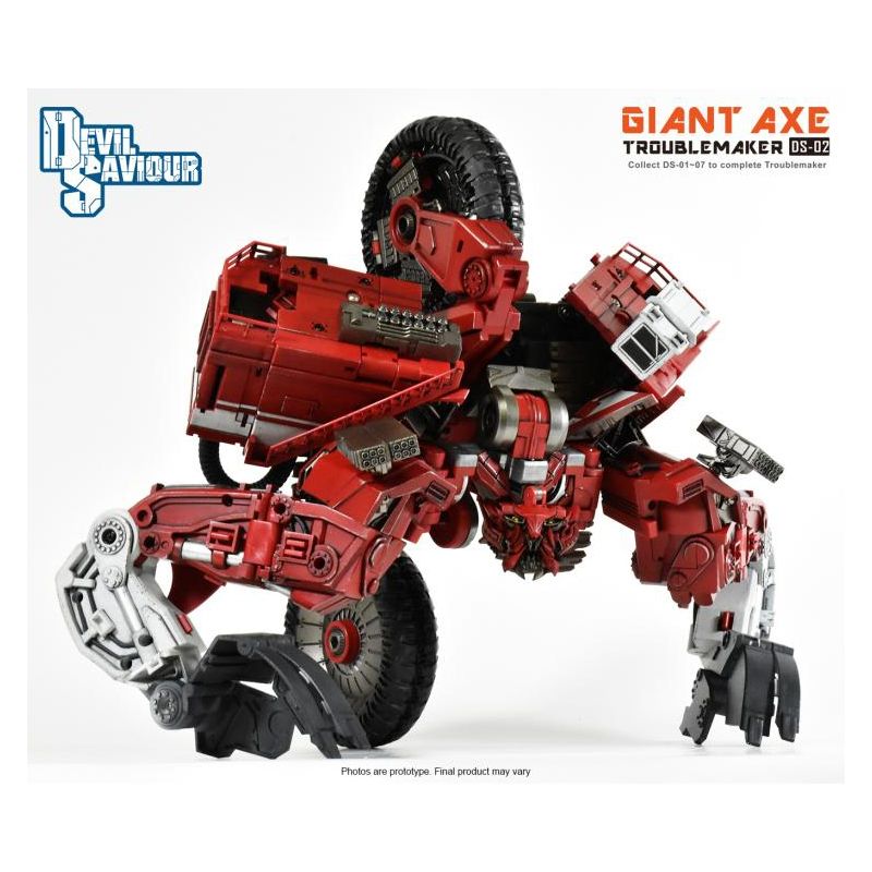DS-02 Giant Axe | Devil Saviour Construction Combiner Action figures, 3 of 6