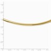 Black Bow Jewelry 4mm 14k Yellow Gold Domed Omega Chain Necklace - 2 of 4