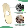 Unique Bargains 304 Stainless Steel Rust Corrosion Resistant Faucet Escutcheons 1 Pc - 4 of 4