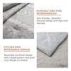 Peace Nest 3 Piece Tufted Embroidery Comforter Set Soft Clipped Microfiber Year-Round Warmth Geometric Design - 4 of 4