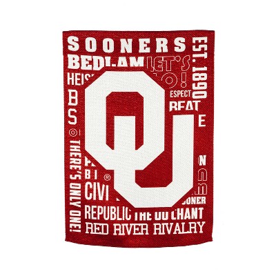 Evergreen Fan Rules Flag , University of Oklahoma