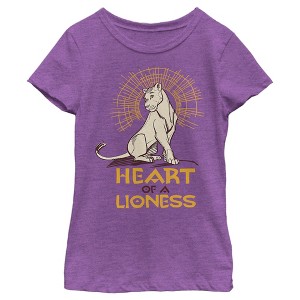 Girl's Lion King Nala Heart of Lioness T-Shirt - 1 of 4
