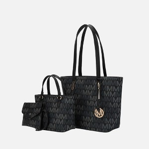 MKF Collection Aylet M Women's Vegan Leather Tote with Matching Mini Bag and Wristlet Purse by Mia K - 1 of 4