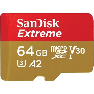 Bulk SanDisk 64GB Extreme microSDXC Memory Card No Adapter - 1 of 3