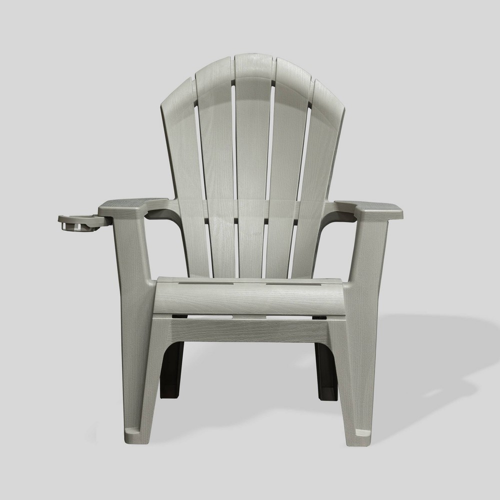 Deluxe RealComfort Adirondack Chair - Gray - Adams Manufacturing