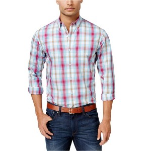 Club Room Mens Plaid LS Button Up Shirt - 1 of 1