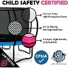 JoyBerri 16ft Outdoor Trampoline – ASTM Certified, Anti-Rust Frame with Enclosure Net, Ladder, Sprinkler & LED Lights - 2 of 4