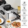 Costway Electric Deep Fryer 3.2/5.3 QT/12/21-Cup Stainless Steel 1700W with Frying Basket - 4 of 4