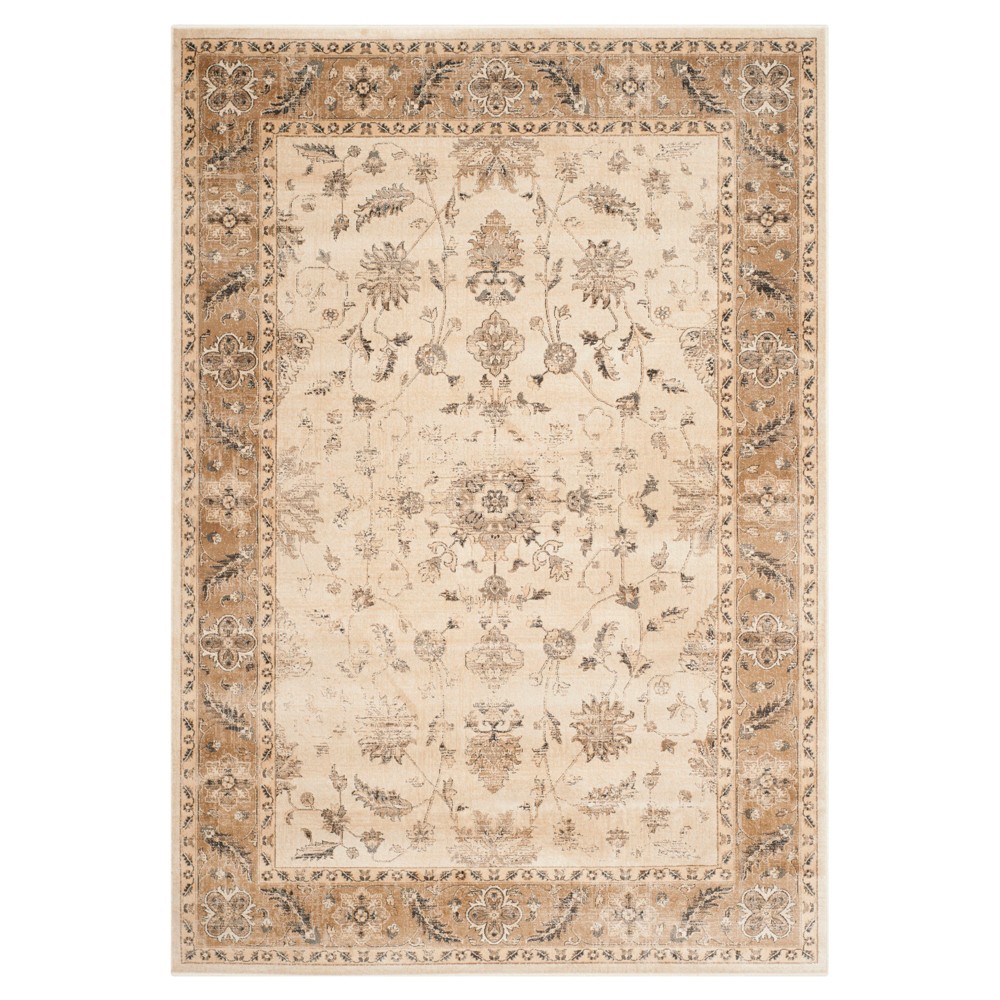 Preston Vintage Area Rug - Stone/Caramel ( 4'x5'7in ) - Safavieh