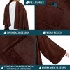 PAVILIA Fleece Wearable Blanket with Sleeves, Warm Cozy Soft Functional Lightweight Sleeved Throw Adults Men Women - 3 of 4
