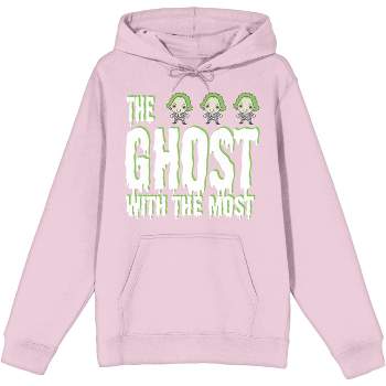 Beetlejuice "The Ghost With the Most" Men's Cradle Pink Graphic Hoodie