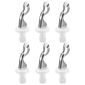 Unique Bargains Reusable Vacuum Expanding Manual Wine Stoppers for Champagne 6 Pcs - 1 of 4