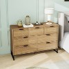 VYNXARIA Modern 7-Drawer Dresser - Walnut Wood Cabinet for Stylish Storage - 2 of 4