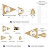 Big Dot of Happiness We Still Do - 50th Wedding Anniversary - Triangle Anniversary Party Photo Props - Pennant Flag Centerpieces - Set of 20 - 3 of 4