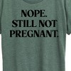 Women's - Instant Message - Sassy Holidays Nope Still Not Engaged Short Sleeve Graphic T-Shirt - 2 of 4
