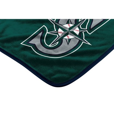 MLB Seattle Mariners 46&#34;x60&#34; Spirited Silk Touch Throw Blanket_1