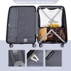 Whisen 3-Piece Set(20/24/28 in.) Luggage Sets Hardshell Lightweight Suitcase with TSA Lock - 4 of 4