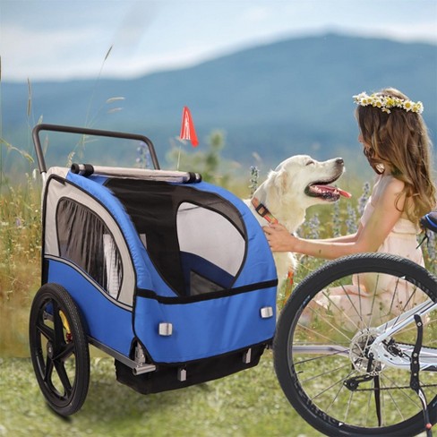 2 dog bike trailer hotsell