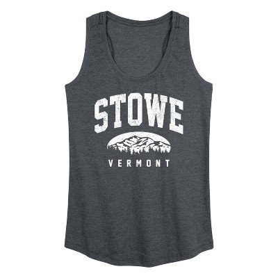 Women's - Instant Message - Stowe Vermont Graphic Racerback Tank